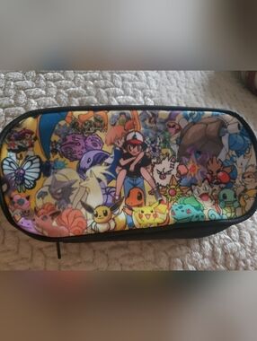 Colorful Pokémon Character Pencil Case